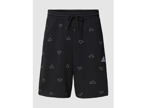 4066766879706 - Shorts mit Allover-Label-Print