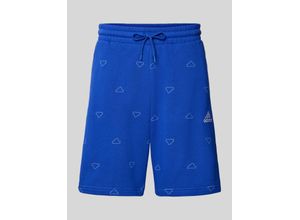 4066766952706 - Sweatshorts mit Label-Stitching