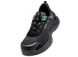 4066853010494 - Sicherheitsschuhe 1 x-craft planet S1PL Unisex-Halbschuh EN ISO 203452022 + A12024 antistatisch rutschfest grün-schwarz Weite 11 Größe 47