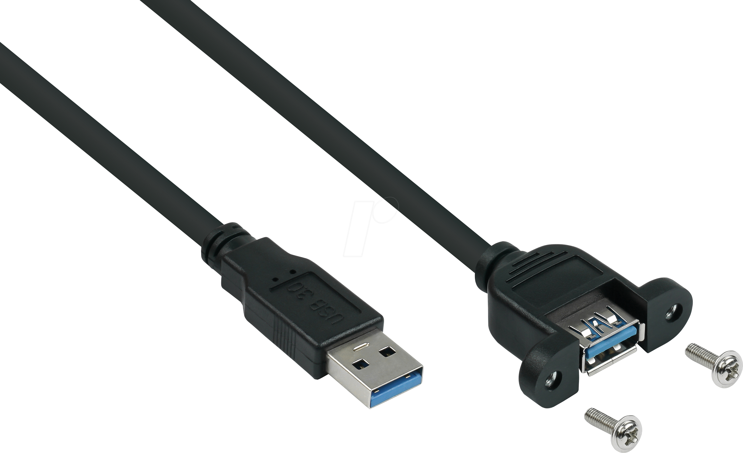 4066857000217 - KM UK30PAEA005S - USB 30 Kabel A Stecker auf Buchse Einbau 50 cm