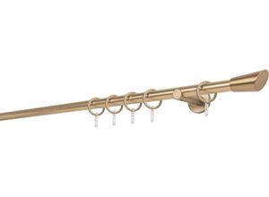 4066866106634 - Gardinenstange MYDECO 20mm Rag Wandträger 65 cm Gardinenstangen Gr L 220 cm 1 läufig grau (messingfarben) Gardinenstangen Wandmontage 4066866106634 - Gardinenstange MYDECO 20mm Rag Wandträger 65 cm Gardinenstangen Gr L 220 cm 1 läufig grau (messingfarben) Gardinenstangen Wandmontage
