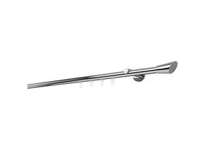 4066866107990 - Gardinenstange MYDECO 20mm Rag Wandträger 65 cm Gardinenstangen Gr L 340 cm 1 läufig grau (chromfarben) Gardinenstangen Wandmontage