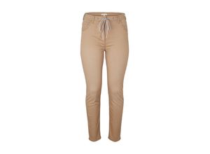 4066887195914 - Große Größen Hose im Boyfriend Fit mit Kordelzug am Bund sand Gr46