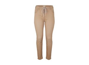 4066887195952 - Große Größen Hose im Boyfriend Fit mit Kordelzug am Bund sand Gr54