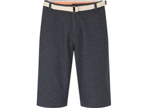 4066887200212 - TOM TAILOR Chinoshorts Gürtel für Herren blau 34