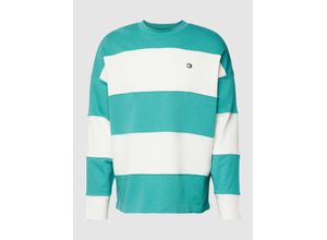 4066887445682 - Oversized Sweatshirt mit Streifenmuster