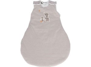 4066891039211 - Sterntaler® Schlafsack Reißverschluss Druckknöpfe für Babys und Kleinkinder braun 56