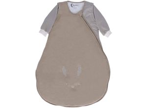 4066891039402 - Sterntaler® Hase Happy Schlafsack Jersey abnehmbare Ärmel für Babys und Kleinkinder beige 110