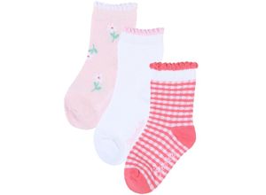 4066891052463 - - Socken VICHYKARO 3er-Pack in koralle Gr19-22