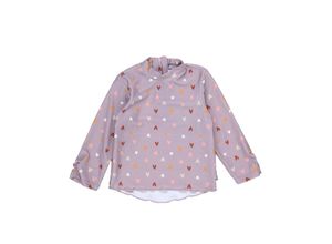 4066891057253 - - Langarm-Badeshirt HERZ in lila Gr86 92