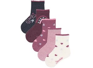 4066891108405 - - Socken MAKE A WISH 5er-Pack in pink Gr26