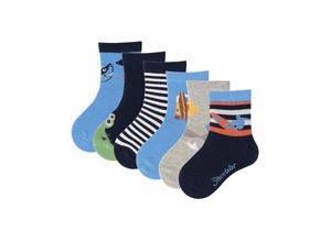 4066891133162 - - Socken HAI 6er Pack in samtblau Gr30