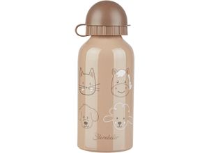 4066891243366 - Trinkflasche STERNTALER Bauernhof Kinder Gr 400ml beige Aluminium Trinkflaschen für Kinder