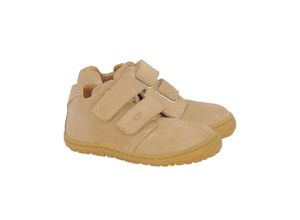 4066892485062 - - Kletthalbschuhe NOAH BAREFOOT SUEDE in cappuccino Gr25