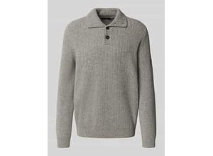 4066903122092 - Strickpullover mit Label-Detail