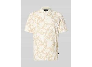 4066903619455 - Regular Fit Poloshirt mit Label-Detail