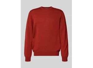 4066903630573 - Strickpullover mit gerippten Abschlüssen