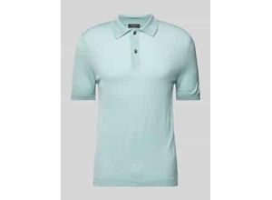 4066903637381 - Regular Fit Poloshirt mit gerippten Abschlüssen