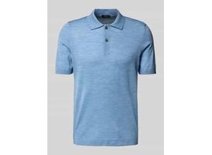 4066903637497 - Regular Fit Poloshirt mit gerippten Abschlüssen