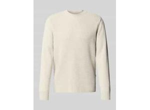 4066903654692 - Strickpullover aus Schurwolle mit Strukturmuster