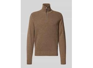 4066903655132 - Strickpullover mit gerippten Abschlüssen