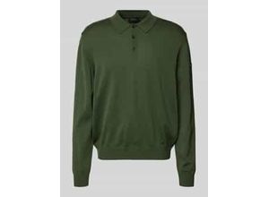 4066903695015 - Regular Fit Pullover aus reiner Schurwolle in Strick-Optik