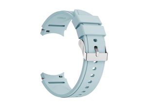 4066914172413 - Sport Ersatz Armband für Samsung Galaxy Watch 4 Classic 46 mm Silikon Band Loop