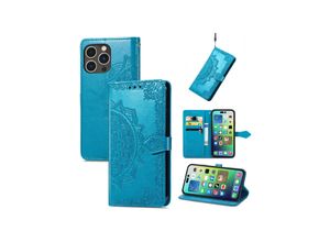 4066914380801 - Hülle Handy Schutz für Apple iPhone 15 Pro Case Cover Klapp Tasche Wallet Etuis