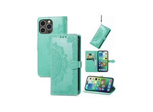 4066914380818 - Hülle Handy Schutz für Apple iPhone 15 Pro Case Cover Klapp Tasche Wallet Etuis