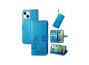 4066914380979 - Hülle Handy Schutz für Apple iPhone 15 Plus Case Cover Klapp Tasche Wallet Etuis