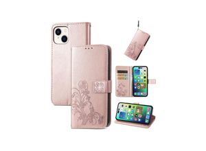 4066914380986 - Hülle Handy Schutz für Apple iPhone 15 Plus Case Cover Klapp Tasche Wallet Etuis