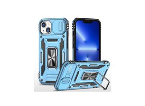 4066914386063 - Hülle Handy Schutz für Apple iPhone 15 Case Cover Kamera Ständer Etuis Bumper