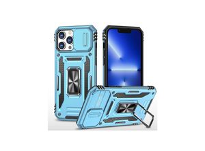 4066914386278 - Hülle Handy Schutz für Apple iPhone 15 Pro Max Case Cover Kamera Ständer Etuis