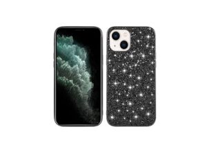 4066914406990 - Schutz Handy Hülle für Apple iPhone 15 Case Cover Glitzer Bumper Etuis Tasche