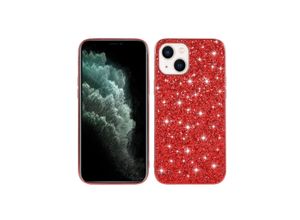 4066914407003 - Schutz Handy Hülle für Apple iPhone 15 Case Cover Glitzer Bumper Etuis Tasche