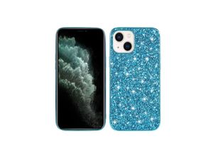 4066914407089 - Schutz Handy Hülle für Apple iPhone 15 Plus Case Cover Glitzer Bumper Etuis Neu