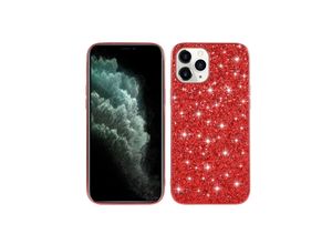 4066914407126 - Schutz Handy Hülle für Apple iPhone 15 Pro Case Cover Glitzer Bumper EtuisTasche