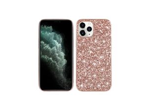 4066914407133 - Schutz Handy Hülle für Apple iPhone 15 Pro Case Cover Glitzer Bumper EtuisTasche