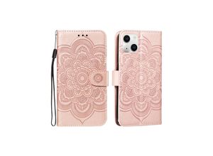 4066914407317 - Schutz Handy Hülle für Apple iPhone 15 Plus Case Cover Klapp Tasche Wallet Etuis