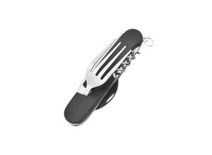 4066914426875 - 6 in 1Camping Besteck Set Klappbar Reisebesteck Outdoor Bundeswehr Feldbesteck