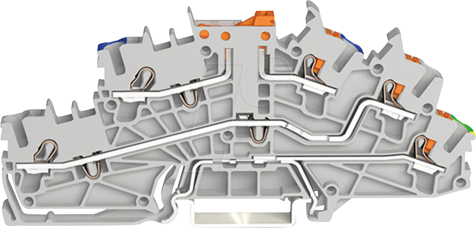 4066966165302 - 2203-6541 - Installationsetagenklemme 25 mm² NTi L PE grau