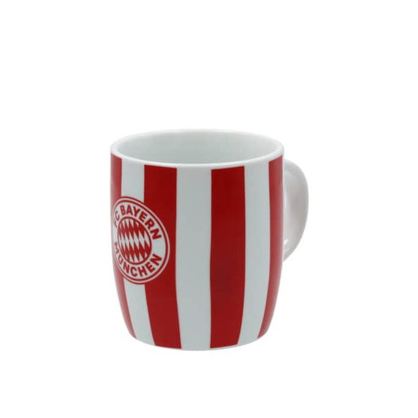 4066974428901 - Tasse Stripes Logo 03l rotweiß 4066974428901 Fc Bayern