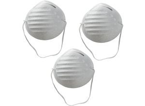 4066986400193 - Mundschutzmaske Staubmaske Schutzmaske 3er Set pet Maske mit Nasenklammer - Kestek