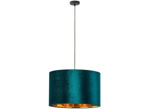 4066989001373 - Pendelleuchte Noemi in Grün und Schwarz E27 3-flammig 500mm - green - Famlights