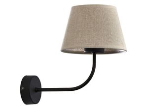 4066989001915 - Famlights - Wandleuchte Richard in Braun und Schwarz E27 - brown