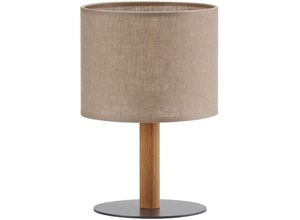 4066989002233 - Tischleuchte Jana in Beige und Schwarz E27 - beige - Famlights