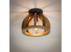 4066989004725 - Famlights - Deckenleuchte Edda in Natur-hell E27 - brown