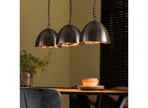 4066989016452 - Famlights - Pendelleuchte Mael in Nickel-matt E27 3-flammig - grey