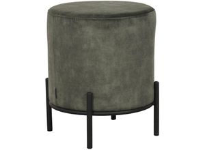 4066989022620 - Hocker Healani in Hunter-Grün aus Velours 480x410mm - Hunter-Grün - Ringo-living