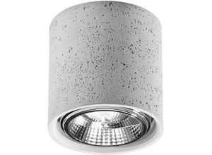 4066989023375 - Famlights - Deckenaufbauspot Cliff in Grau GU10 - grey